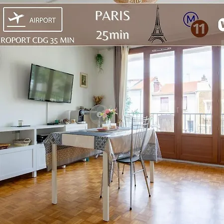Appart Hotel - Le Nid - 25Min Paris Romainville Exterior foto