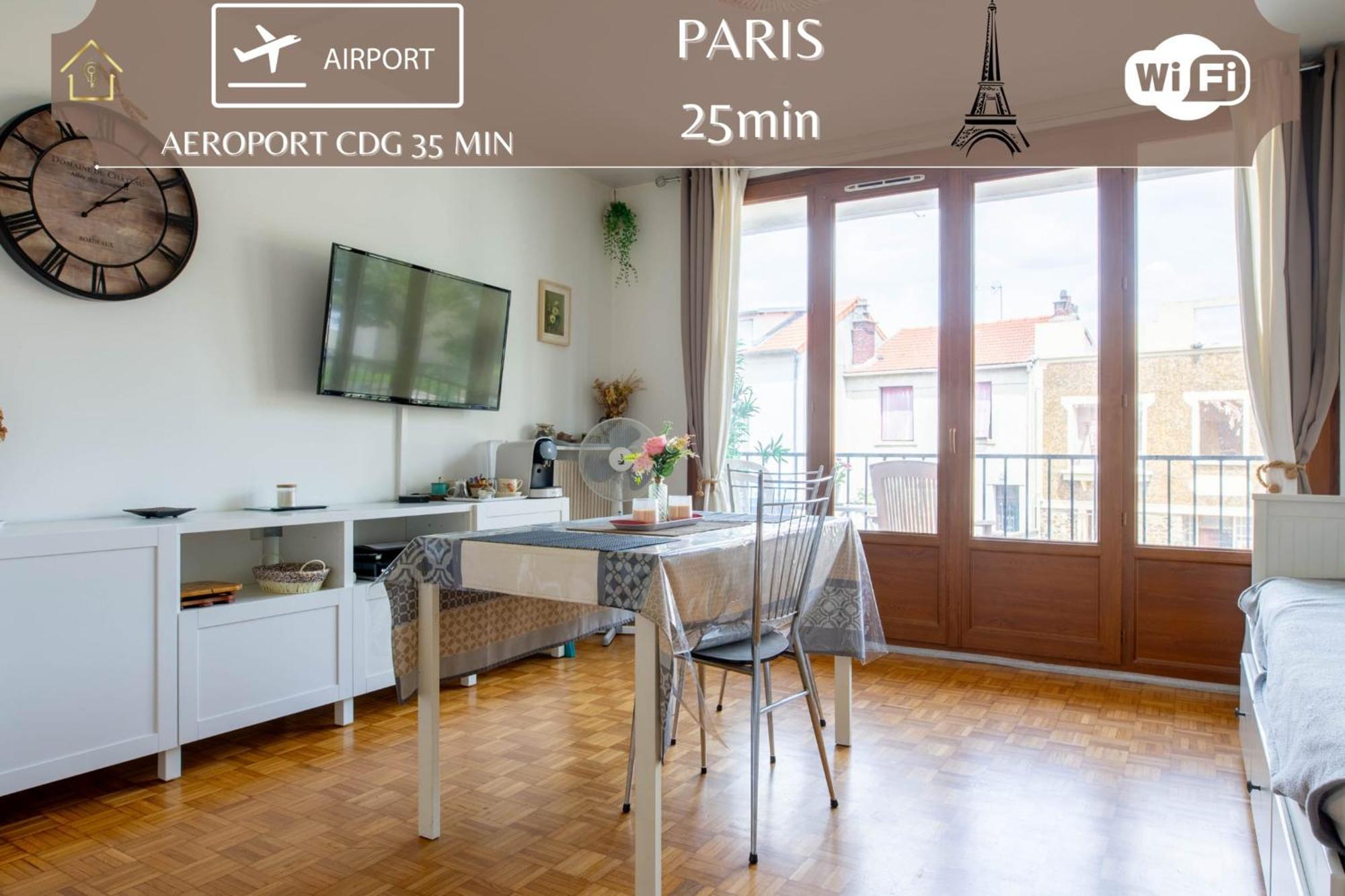 Apartment - Le Nid - 25min Paris